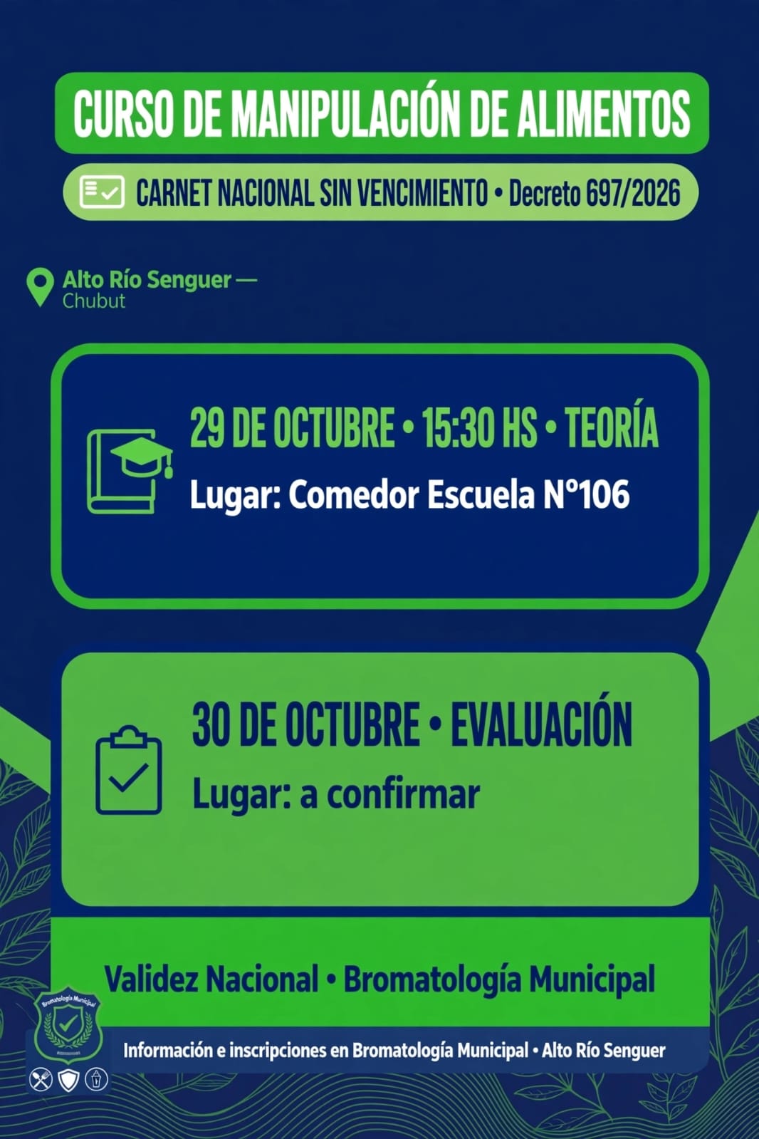Curso de Manipulación de alimentos